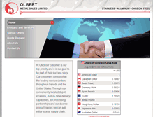 Tablet Screenshot of olbertmetal.com